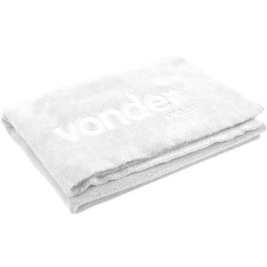 Imagem de Toalha de Microfibra, 40 cm x 60 cm, 400 G/m² (gsm), Branca, Vonder Pl