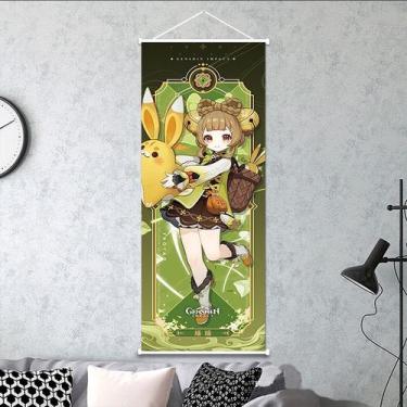 Imagem de Pintura de parede Scroll Kuki Shinobu Genshin Impact 25x70cm - taiyuan