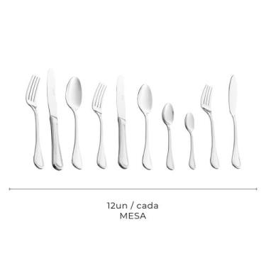 Imagem de Faqueiro 130 Peças Wolff Avalon de Aço com Caixa Litografada