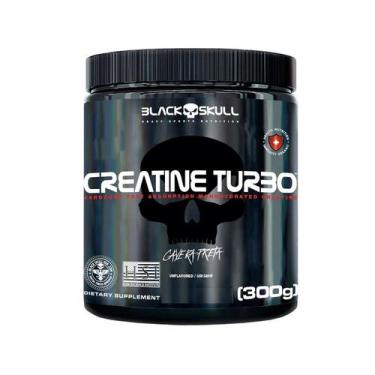 Imagem de Creatina Black Skull Creatine Turbo 300g Sem Sabor Suplemento Alimenta