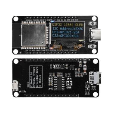 Imagem de Placa De Desenvolvimento WiFi ESP32 ESP-WROOM-32D Mini USB Amarela E A
