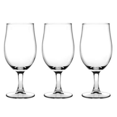 Imagem de Conjunto 3 Taças Vidro Zion 300ml Cerveja Glass4you