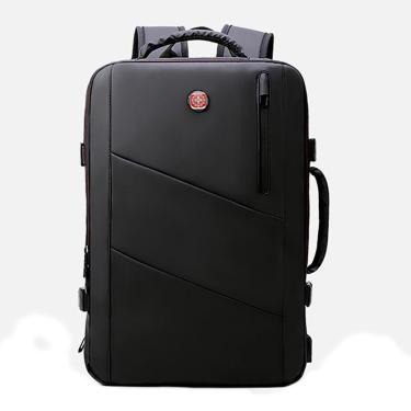 Imagem de Mochila Crosswave Executiva 3 em 1 Expansiva Impermeável Notebook Resistente Masculina 20 Litros-Masculino