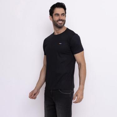 Imagem de Camiseta Industrie Básica Bordada Holanda Algodão Premium Masculina-Masculino