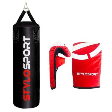 Imagem de Saco De Boxe 90 Cm Profissional + Luva Bate Saco-Unissex