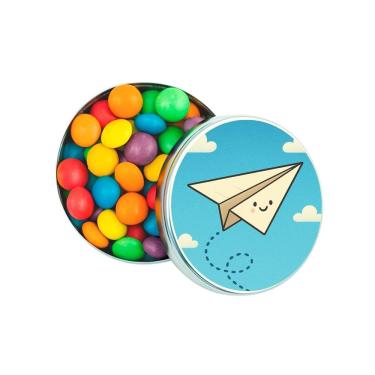 Imagem de Kit 30 Latinhas Lembrancinhas Aviãozinho de Papel