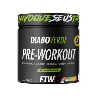 Imagem de Suplemento Em Pó Pre Treino Pre Workout Pote 150g FTW DIABO VERDE, 150