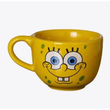 Imagem de Caneca sopa 500ml bob esponja - PILLOWTEX - PILLOWTEX 