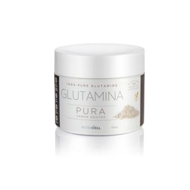 Imagem de Glutamina Pura Sabor Neutro 150g Nutrawell-Unissex