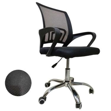 Imagem de Cadeira Escritorio Giratoria Altura Ajustavel Confortavel Estudos Casa