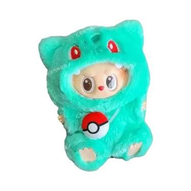 Imagem de Roupas Para Bebês Labubu 17cm Pokémon Jenig Tartaruga Dragão De Fogo P