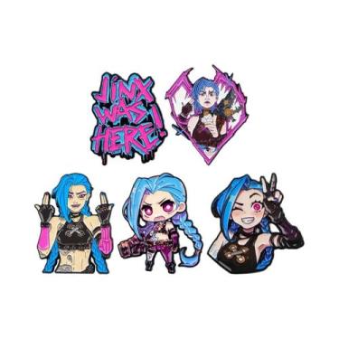 Imagem de Pins De Esmalte De Personagens De Anime E Jogos, Broches E Crachás De 