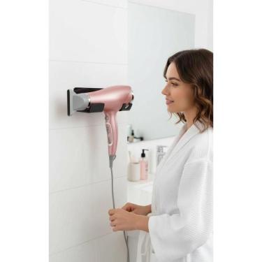 Imagem de Suporte Secador Cabelo Parede Sem Furos - Organização - Congratulation