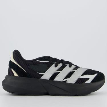 Imagem de Tênis Adidas Lightblaze Feminino Preto e Cinza, 37