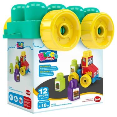 Imagem de Brinquedo Para Montar Caminhãozinho Da Blocolândia - Dismat