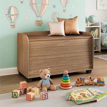 Imagem de Baú Organizador para Quarto Multiuso Champagne