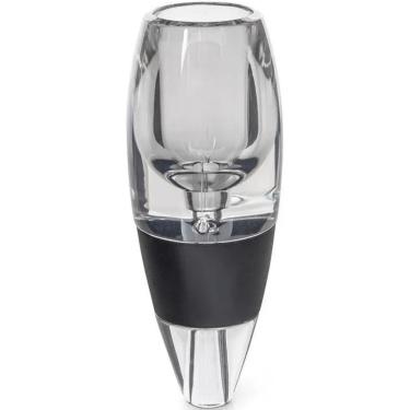 Imagem de Aerador de Vinhos CK4474 para Oxigenar e Realçar Sabor em Plástico com Suporte para Degustação Preto Clink