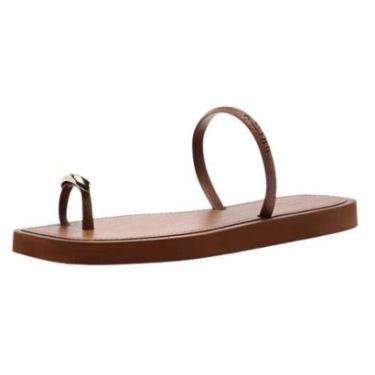 Imagem de Chinelo Feminino Rasteira Flat Conforto Leve Brizza Arezzo-Feminino