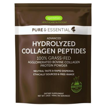 Imagem de Colágeno em pó puro e essencial, 100% bovino alimentado com-Unissex
