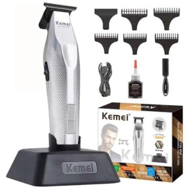 Imagem de Maquina Kemei 3023-702 Sem Fio Motor Forte Alta Performance Profission