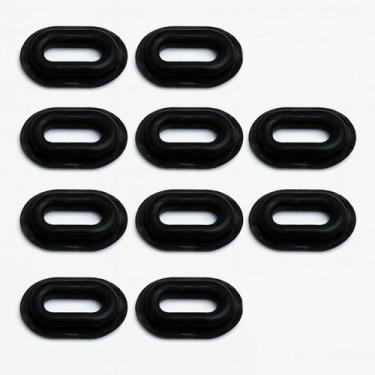 Imagem de Kit 10 Borracha Fixadora Tampa Lateral Cg Titan 125 83 à 99 - RCF Grou