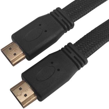 Imagem de Cabo Hdmi Alta Resolução Full HD 4K UHD 1080P Tv Computador Trançado 5