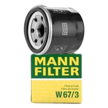 Imagem de Filtro de oleo hb20 1.0 12v flex 2012 ate 2024 mann w6730