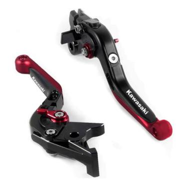 Imagem de Manete Esportivo Extensível Ninja Er-6f Er-6n Laser Kawasaki - Special