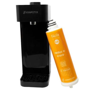 Imagem de Purificador Facile C3 Preto com Carvão Ativado Hidrofiltros