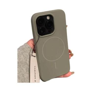 Imagem de Capa De Silicone Líquido Para iPhone 16E 16 15 14 13 12 11 pro Max Com