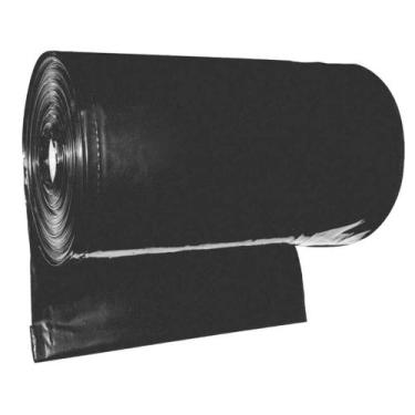 Imagem de Lona Plástica Preta, 6 m x 100 m, 30 kg, Lonax