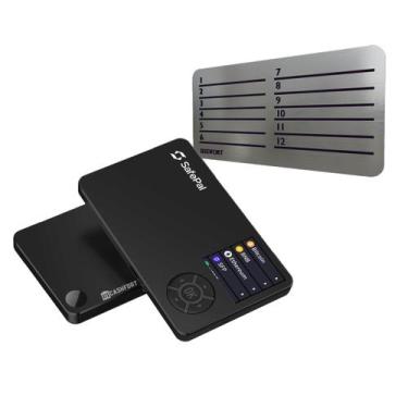 Imagem de Kit Safepal S1 e Seedfort Placa de Aço Hardware Wallet Hardwallet Lacr