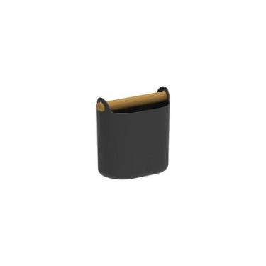 Imagem de Porta Utensílios com Alça de Bambu Ou Linha Lume, Preto