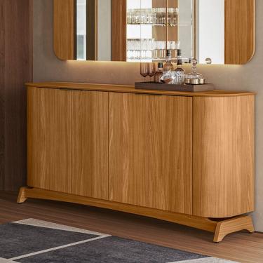 Imagem de Aparador Buffet Para Sala de Jantar 160cm Verbena N01 Ypê - Lyam Decor