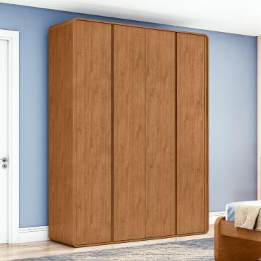 Imagem de Guarda Roupa Casal 4 Portas em MDF Loop II Lopas