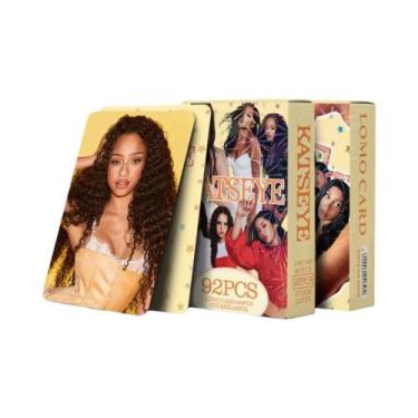 Imagem de Conjunto De 92 Photocards Do Álbum KATSEYE Kpop Idol, Cartões Lomo, Ad