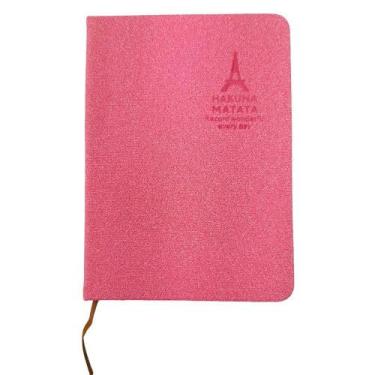 Imagem de Agenda Permanente 120fl Hakuna Matata 11x15cm Rosa - Quanhe