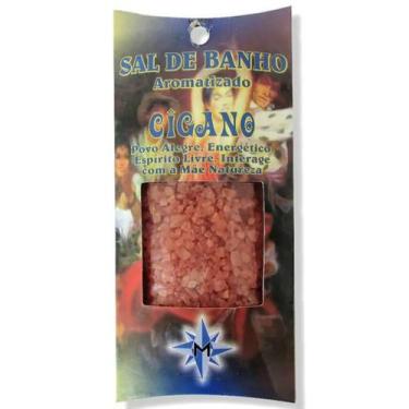 Imagem de Sal de Banho Aromatizado com Ervas 100g - Cigano: Povo Alegre, Energét