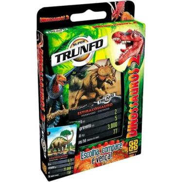 Imagem de Jogo De Cartas Super Trunfo Dinossauros 2 Grow - 3113