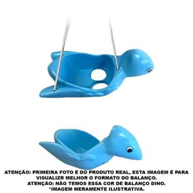 Imagem de Balanço pterodactilo dino infantil - Jujubrinq