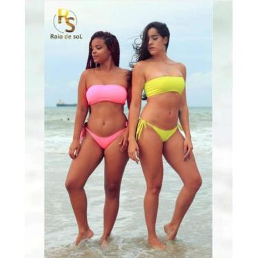 Imagem de Top com causinha de amarrar - Raio de Sol, Rosa, M