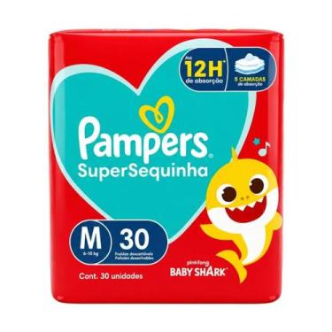 Imagem de Fralda Descartável Pampers Supersec Revenda Tamanho M