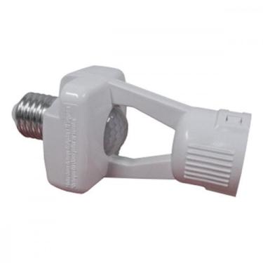 Imagem de Sensor De Presenca + Fotocelula Qualitronix Com Soquete E-27 Com Chave