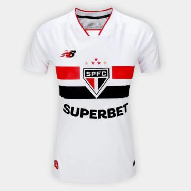 Imagem de Camisa new balance são paulo feminina home torcedor -, GG
