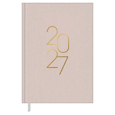 Imagem de Planner semanal 2027 Costurado 80 folhas Lume M5 Tilibra Cor:Creme, Cr