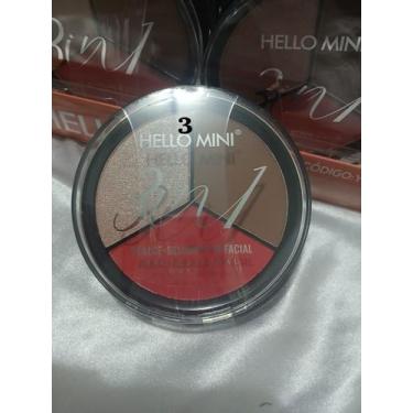 Imagem de Realcer + Iluminador + Pó Facial 3 em 1 Hello Mini Cor:03, 03