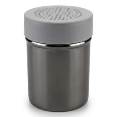 Imagem de Saleiro 9cm 320ml Aço Inox com Tampa Plastica GP INOX