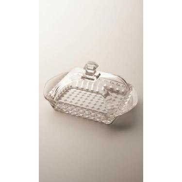 Imagem de Manteigueira de Vidro com Tampa 17x10cm - Congratulations Store