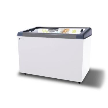Imagem de Congelador Expositor Horizontal Ártico New Slim 350 Frost Free 400L Inverter Bivolt Cinza