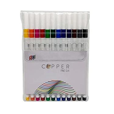 Imagem de Lapiseiras Ecograf Color 2.0, Caixa com 06 Tubos, Bismark, PM2012CSOR